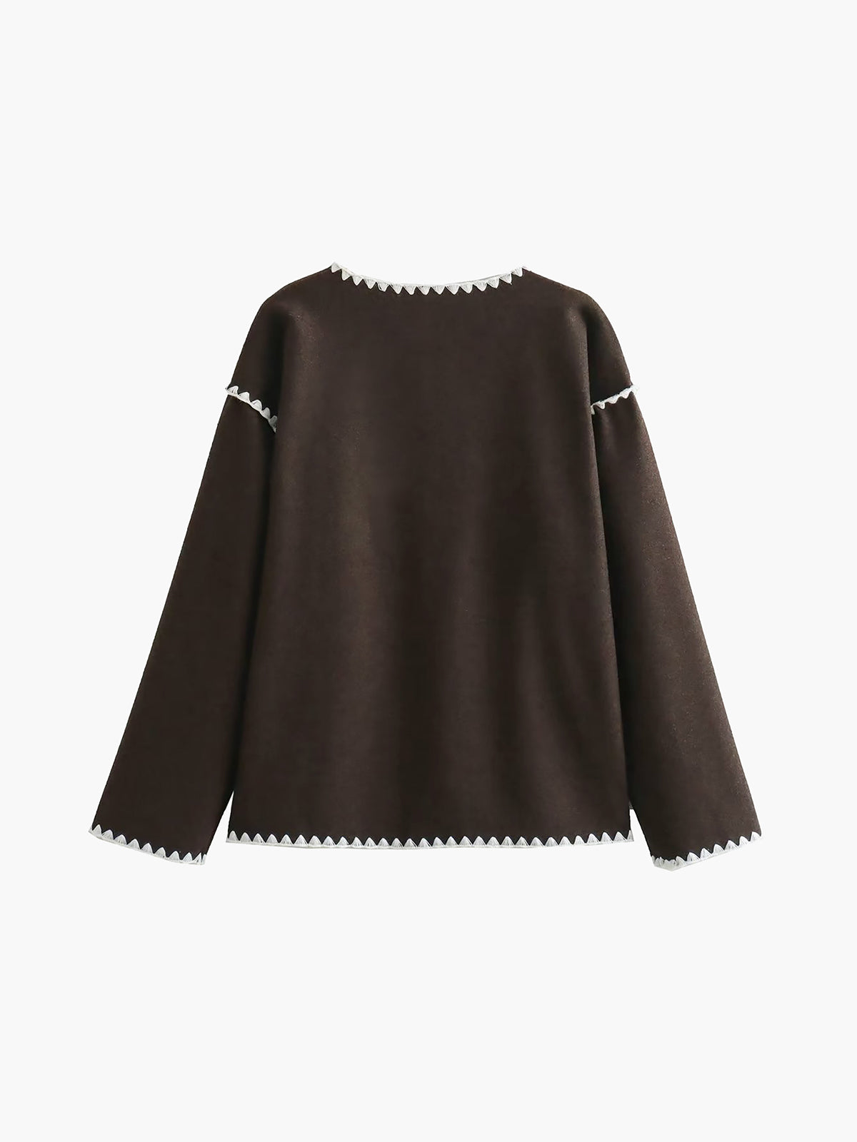 Veste contrastée