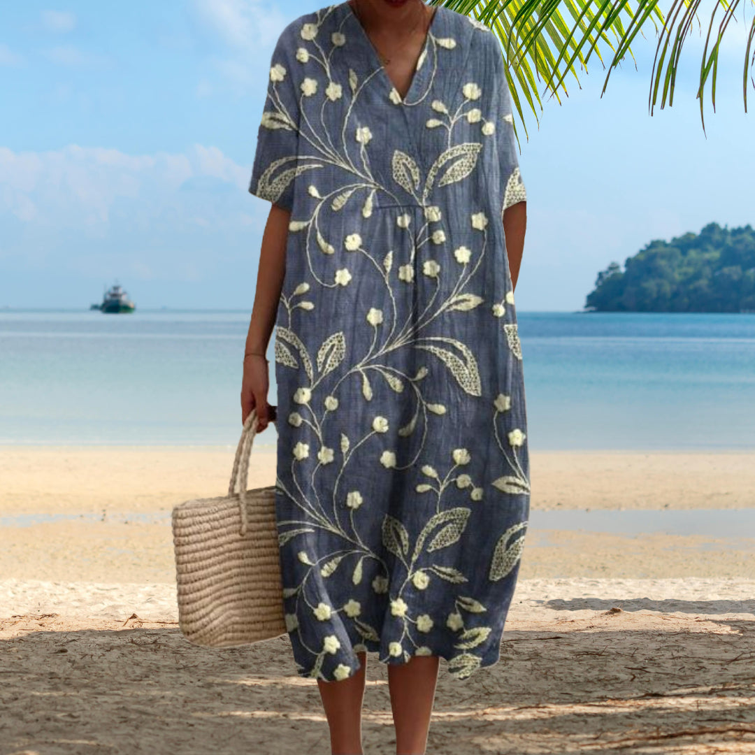 Melissa | Élégante Robe à Fleurs
