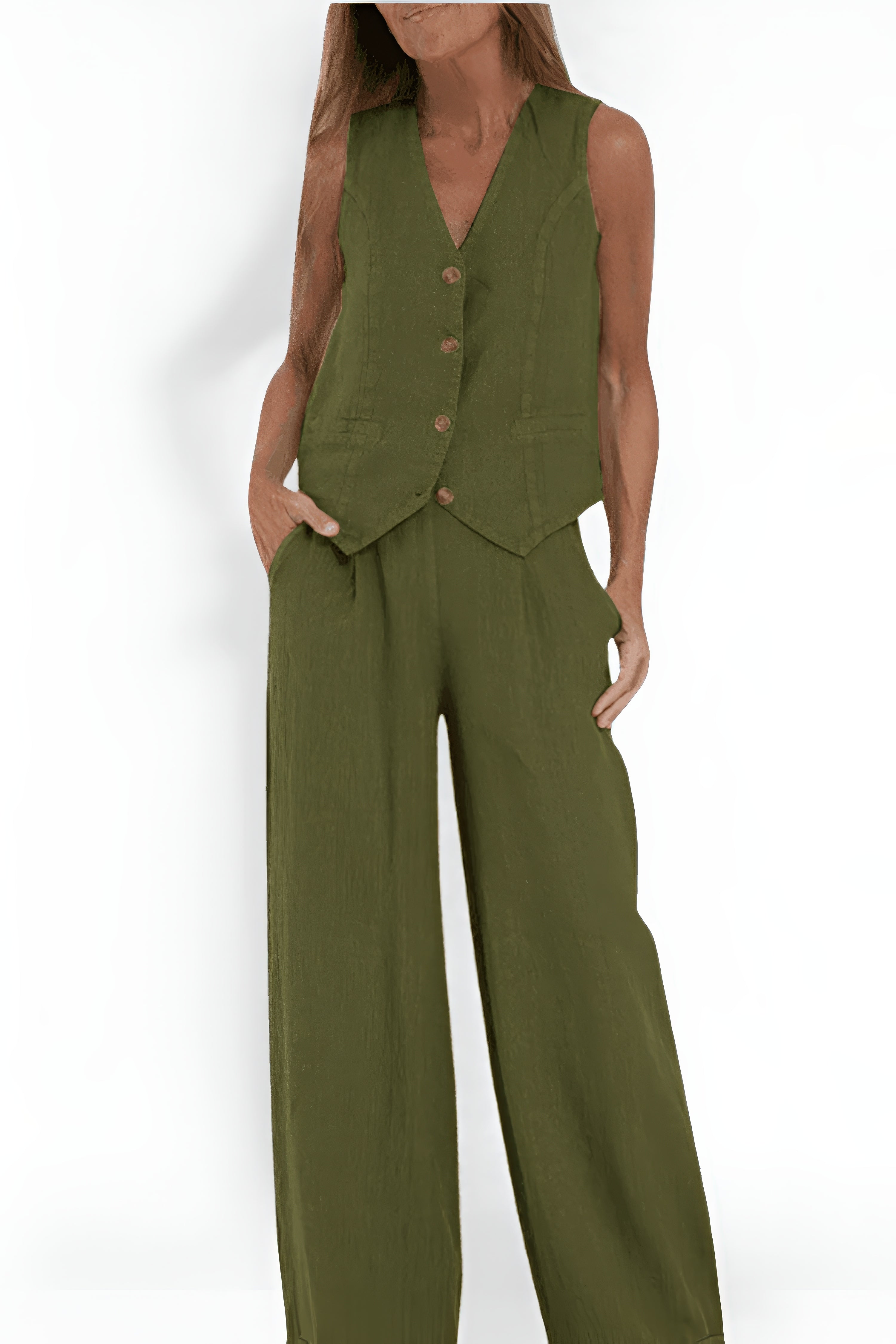 MARTINA | Haut Élégant Femme (+ Pantalon Assorti GRATUIT)