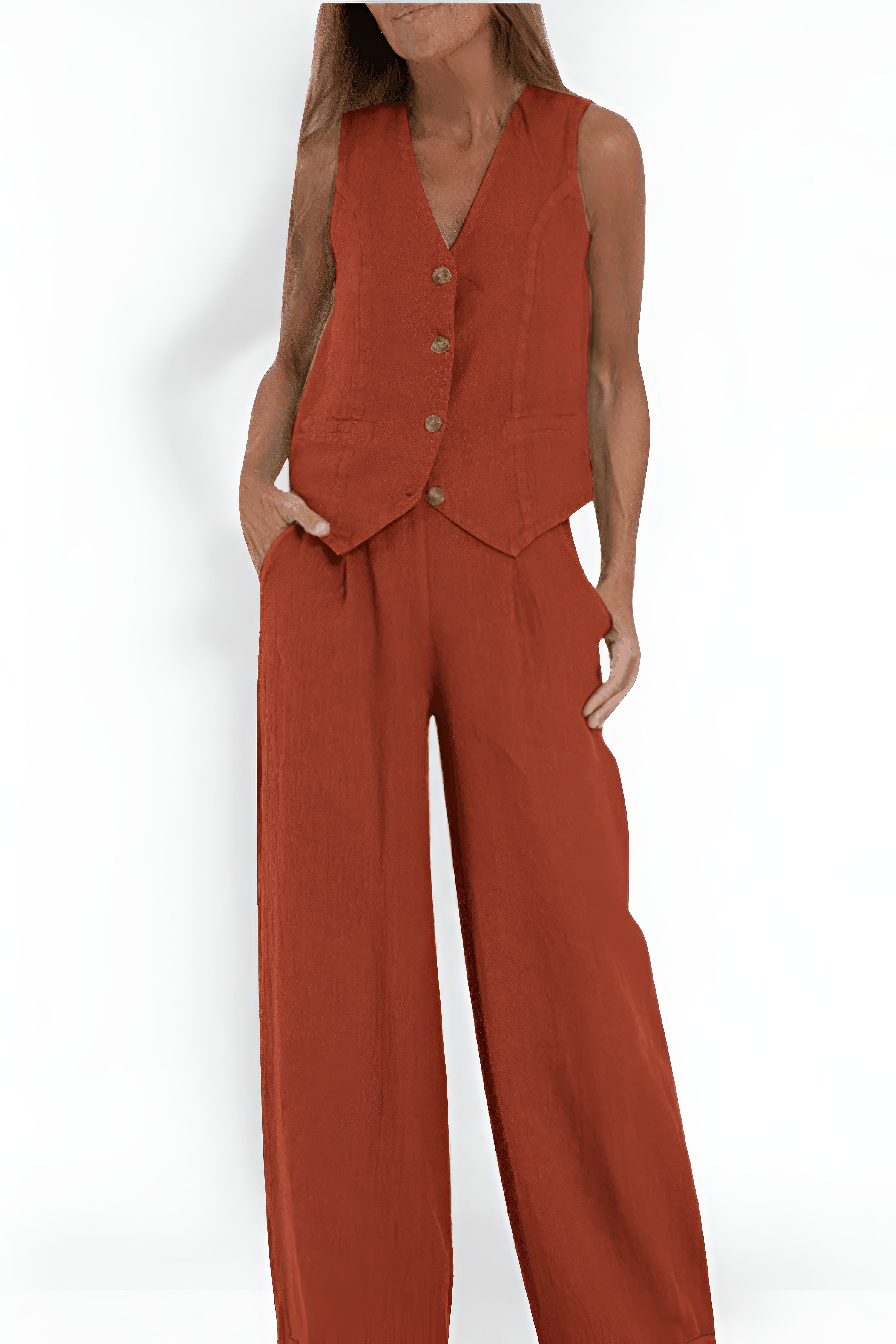MARTINA | Haut Élégant Femme (+ Pantalon Assorti GRATUIT)