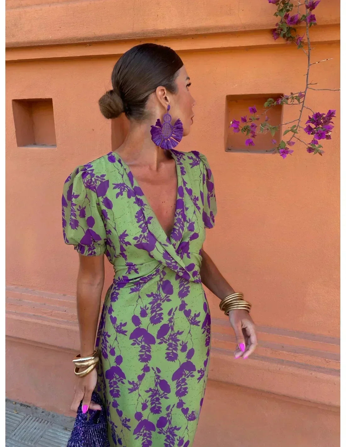 Hariette | Élégante Robe Fleurie