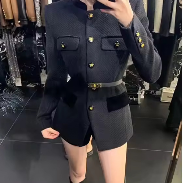 Le blazer de luxe avec ceinture