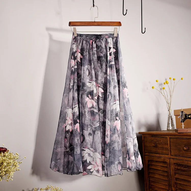 Geneviève | Jupe Maxi Légère Idéale pour Toutes les Occasions