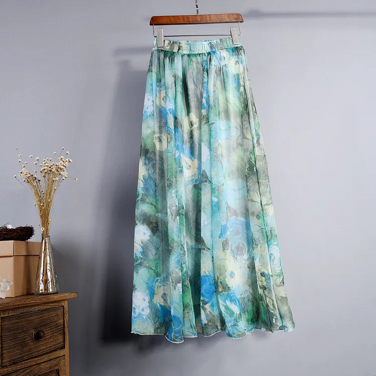 Geneviève | Jupe Maxi Légère Idéale pour Toutes les Occasions