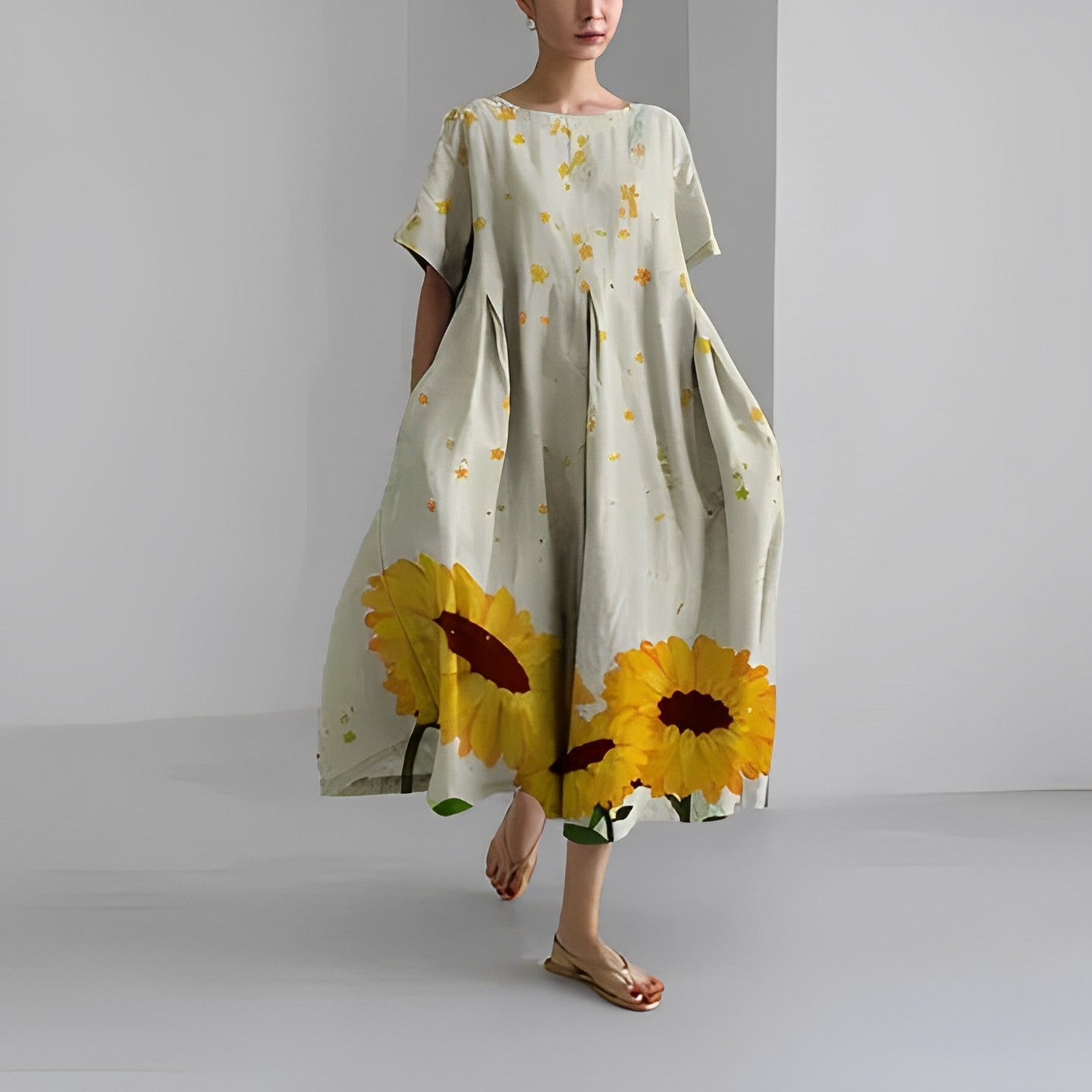 Amelia - Robe Bohème Fleurie