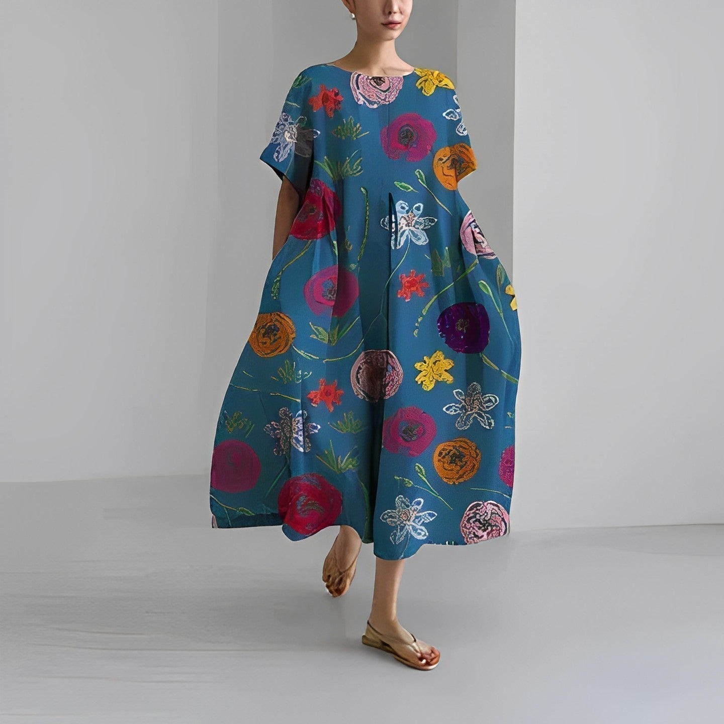 Amelia - Robe Bohème Fleurie