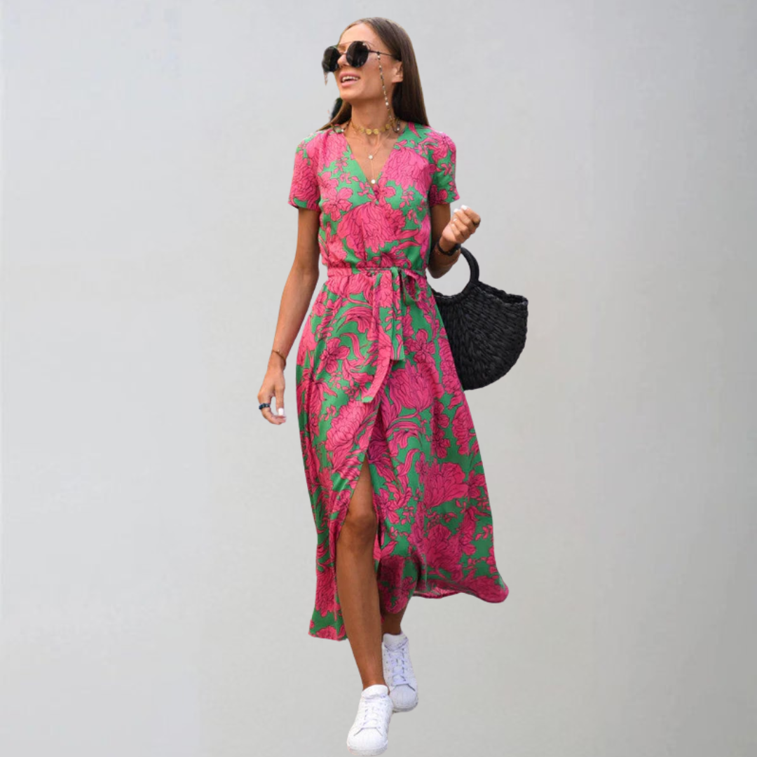 Linda | Élégante robe florale pour toutes les occasions
