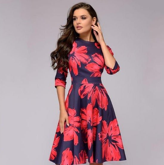 Ingrid™ Long Floral Dress for Women - Elegant Style for Evenings and Everyday Wear