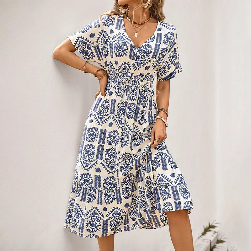 Ria | Élégante Robe en Viscose