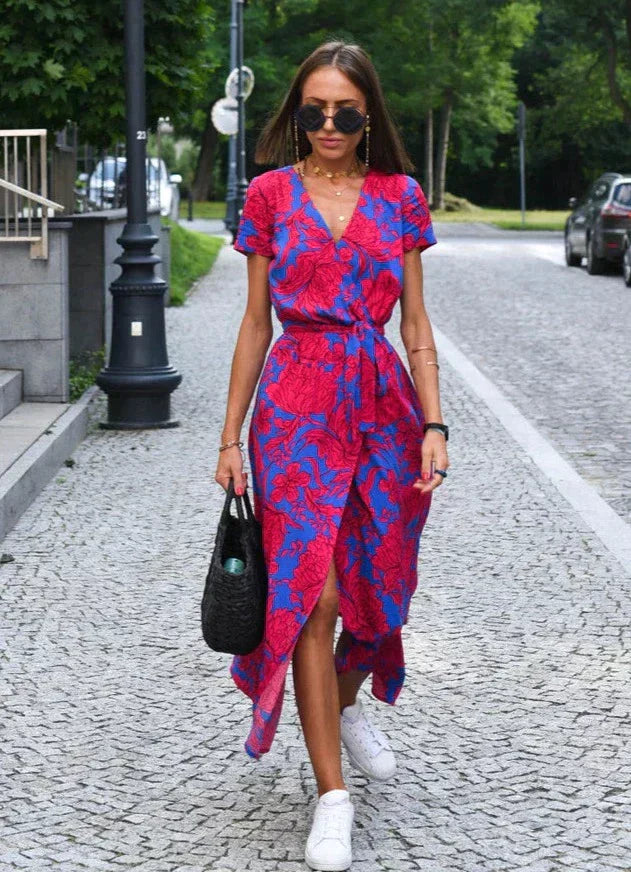 Linda | Élégante robe florale pour toutes les occasions
