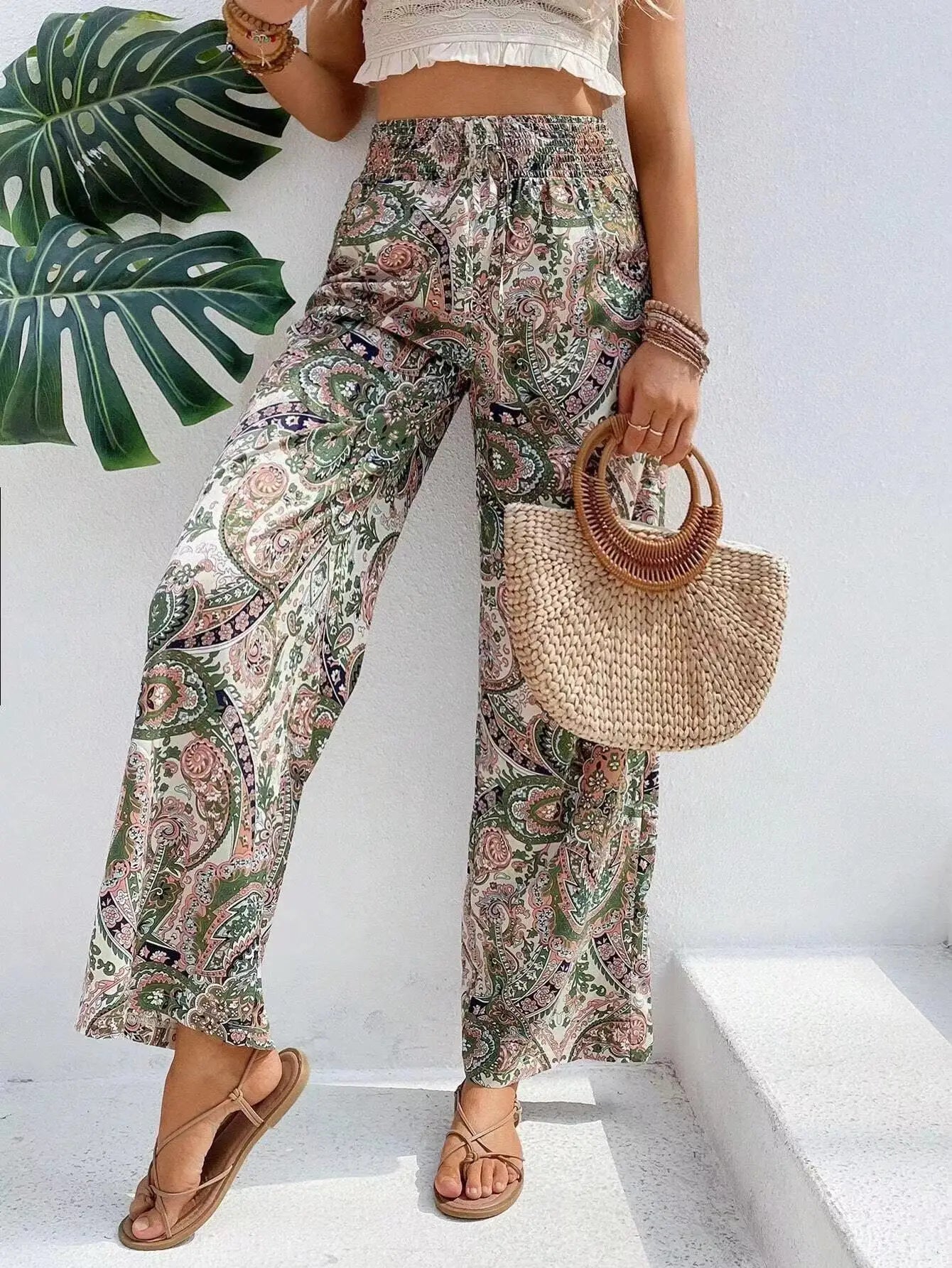 Analyn | Pantalon Bohème Évasé