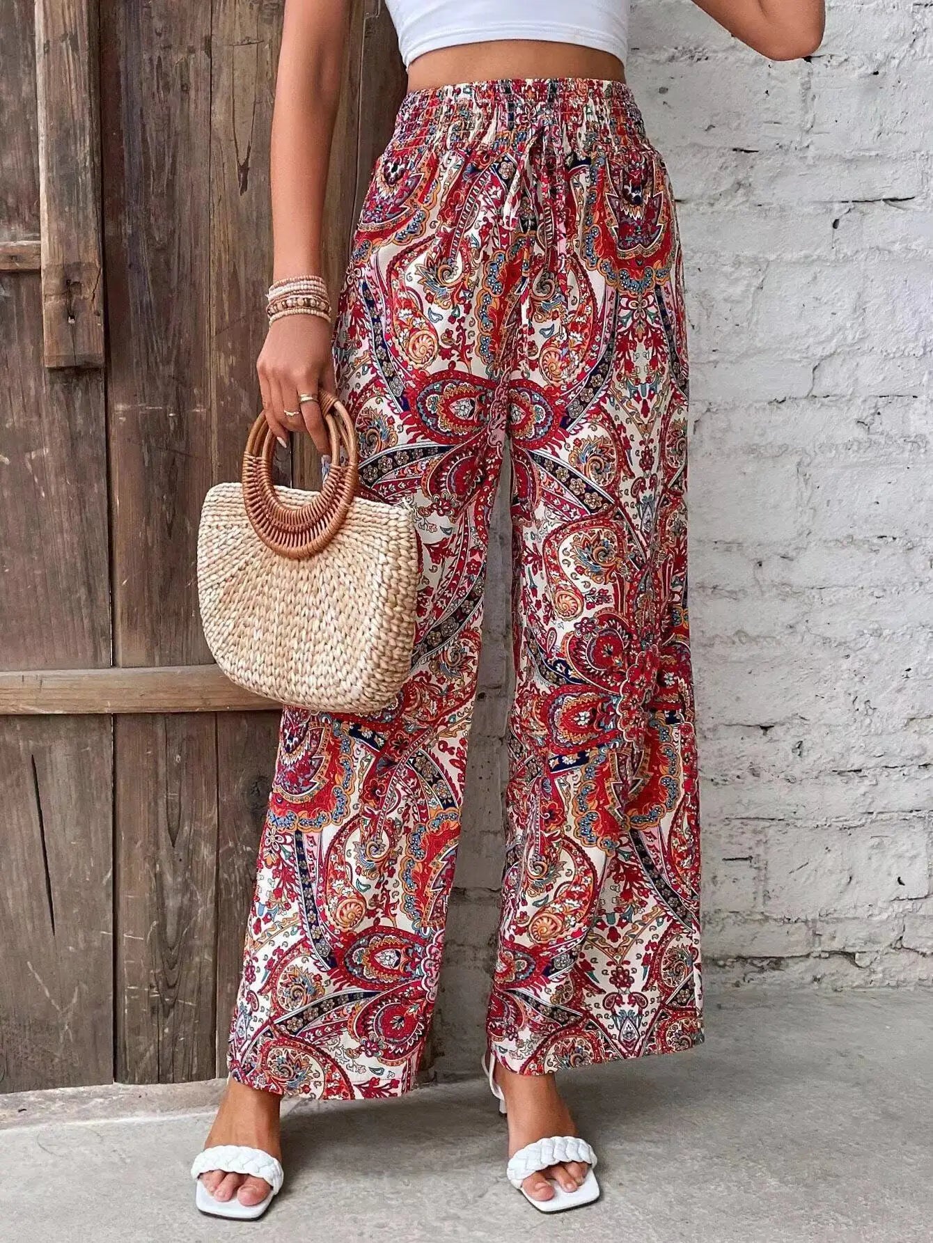 Analyn | Pantalon Bohème Évasé