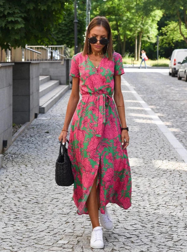 Linda | Élégante robe florale pour toutes les occasions