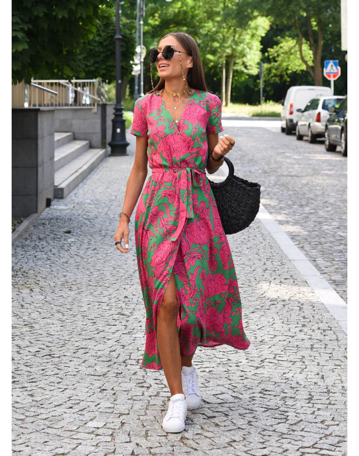 Linda | Élégante robe florale pour toutes les occasions