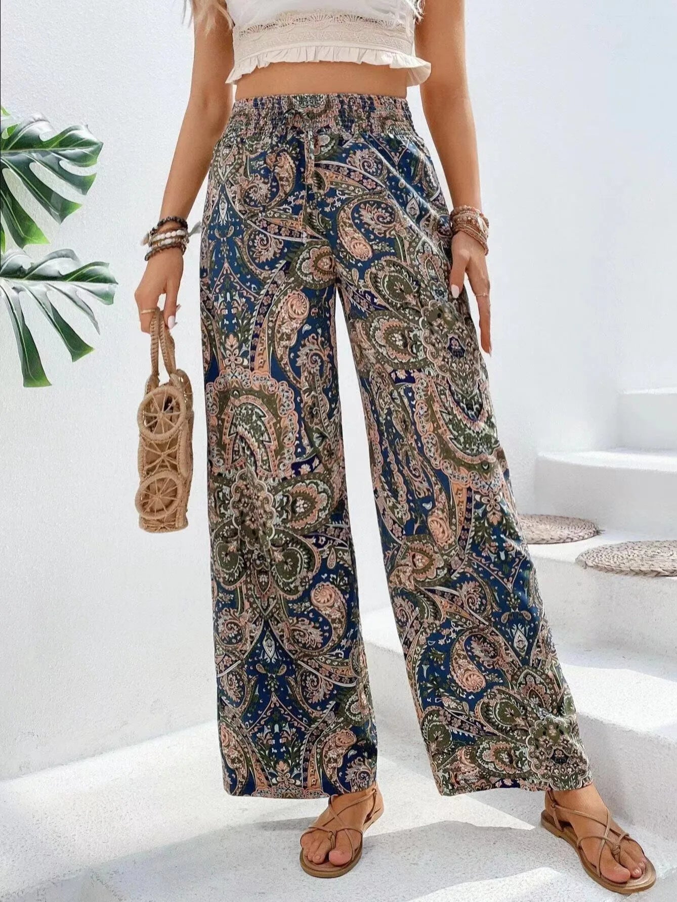 Analyn | Pantalon Bohème Évasé
