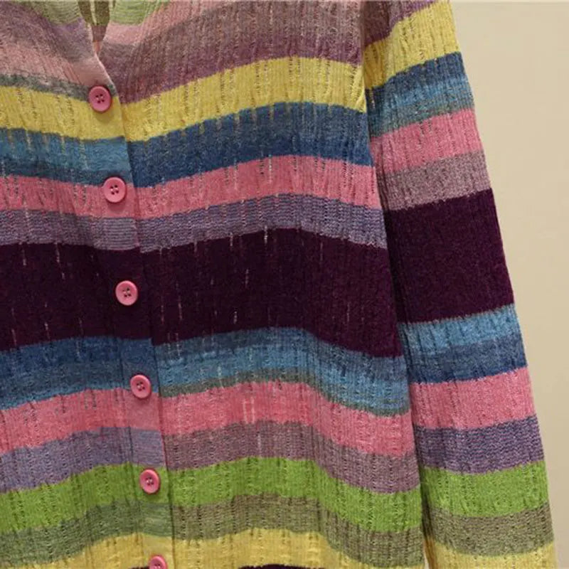 Myrna | Gilet Vintage à Rayures