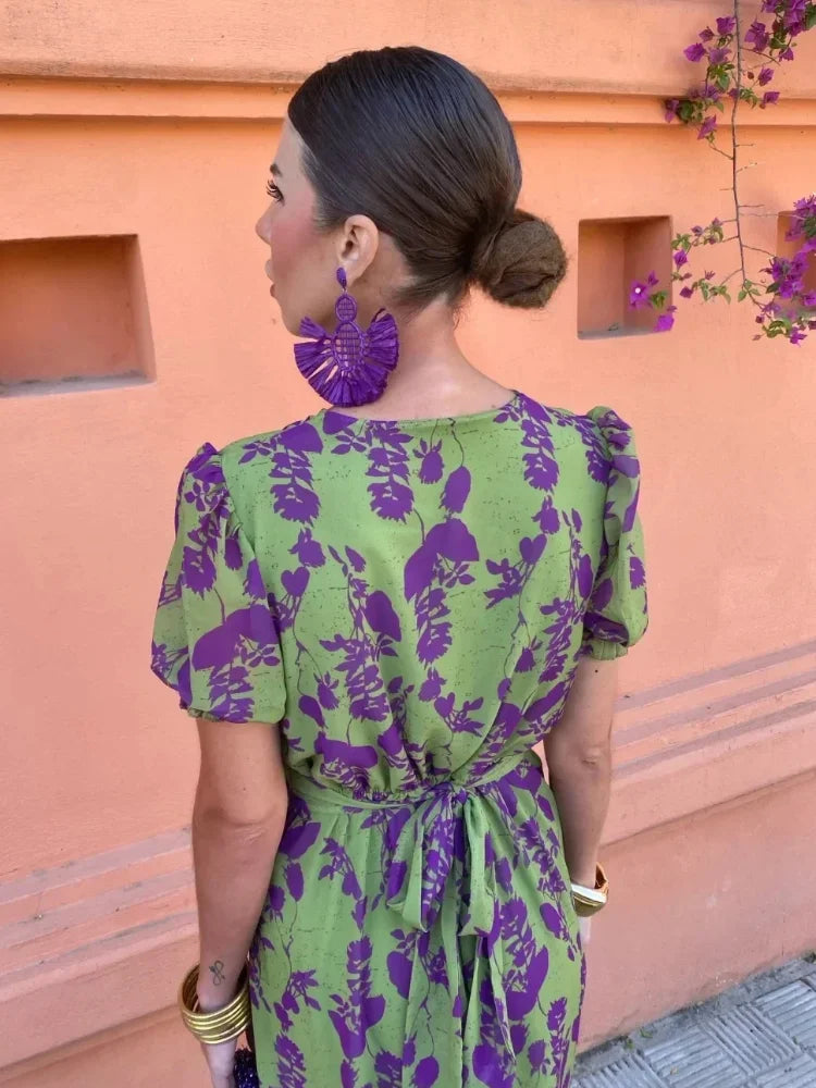 Lovisa™ - Élégante Robe d'Été Florale pour Femmes, Parfaite pour Toutes les Occasions