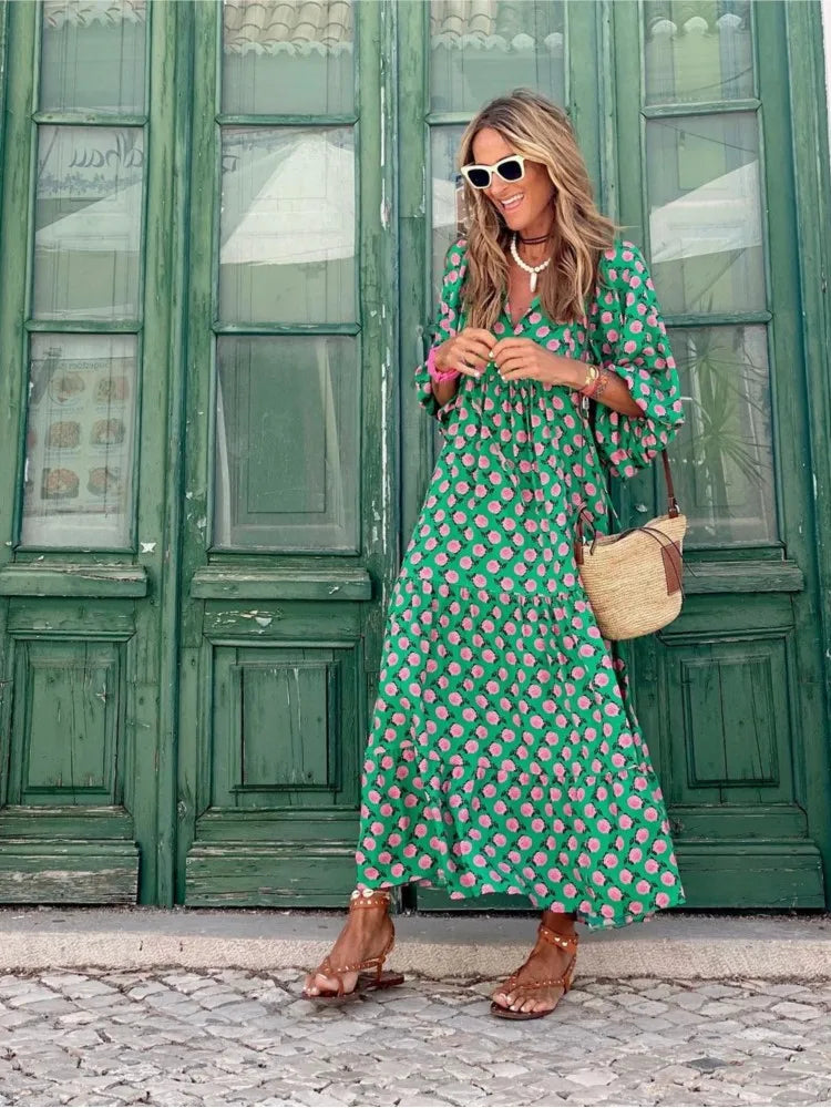 Avril | Maxi Boho Dress