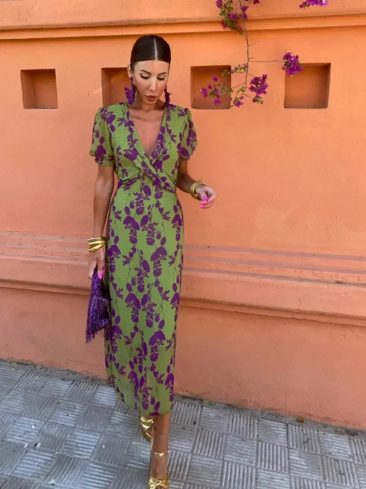 Lovisa™ - Élégante Robe d'Été Florale pour Femmes, Parfaite pour Toutes les Occasions
