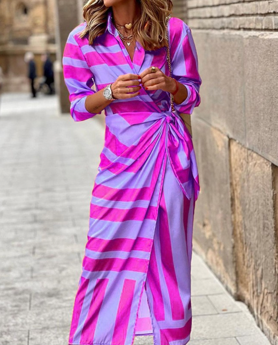 SVEA ™ - Élégante Robe Longue Femme pour Confiance et Style