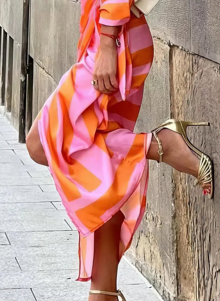 SVEA ™ - Élégante Robe Longue Femme pour Confiance et Style