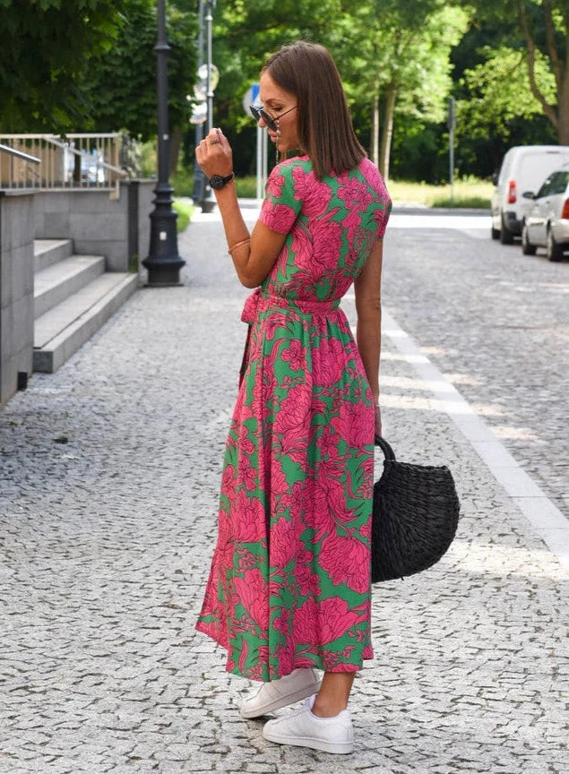 Linda | Élégante robe florale pour toutes les occasions