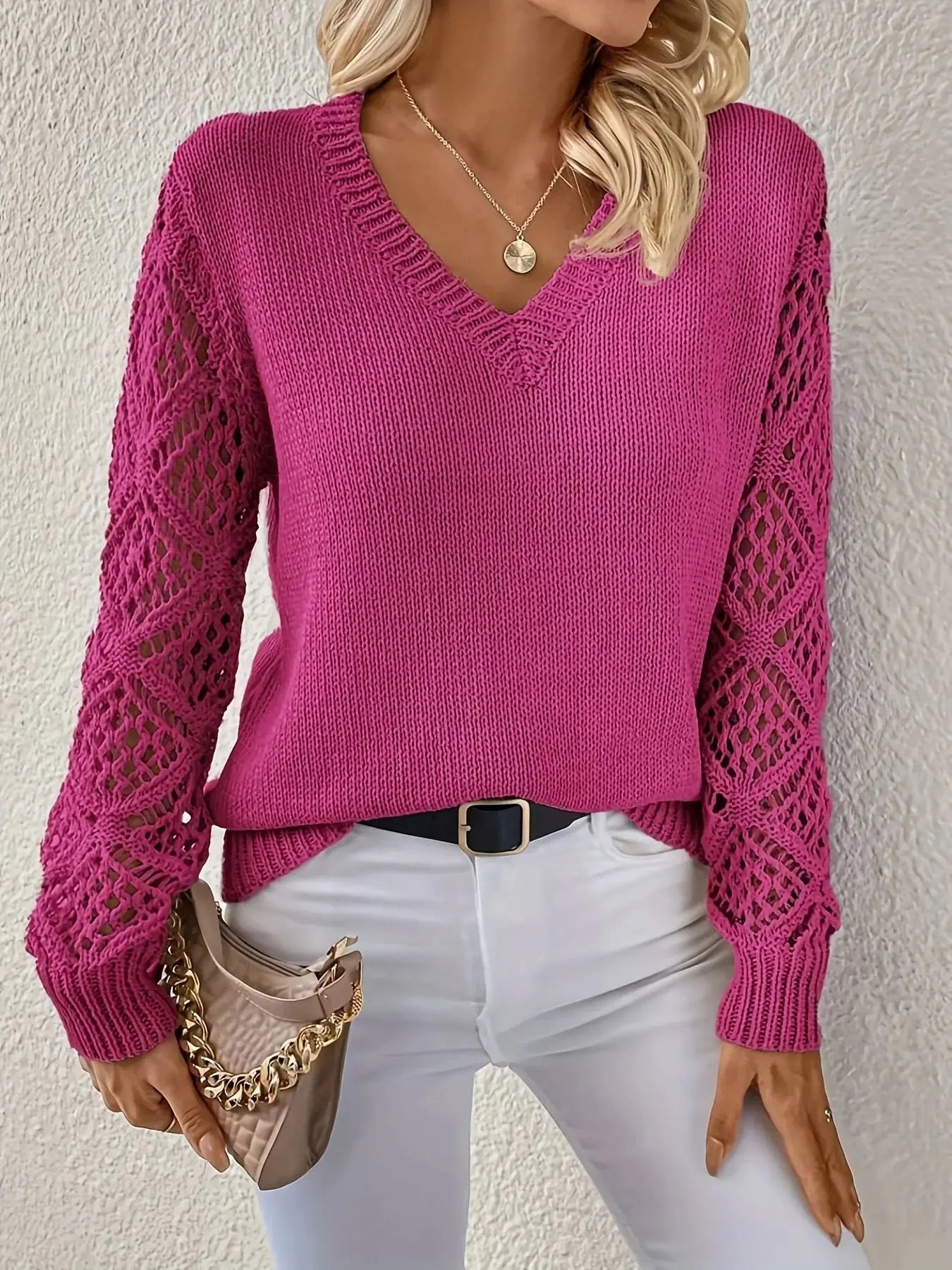 Daisy | Pull avec col en V