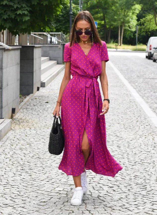 Linda | Élégante robe florale pour toutes les occasions
