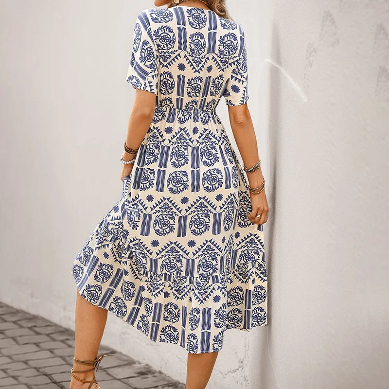 Ria | Élégante Robe en Viscose