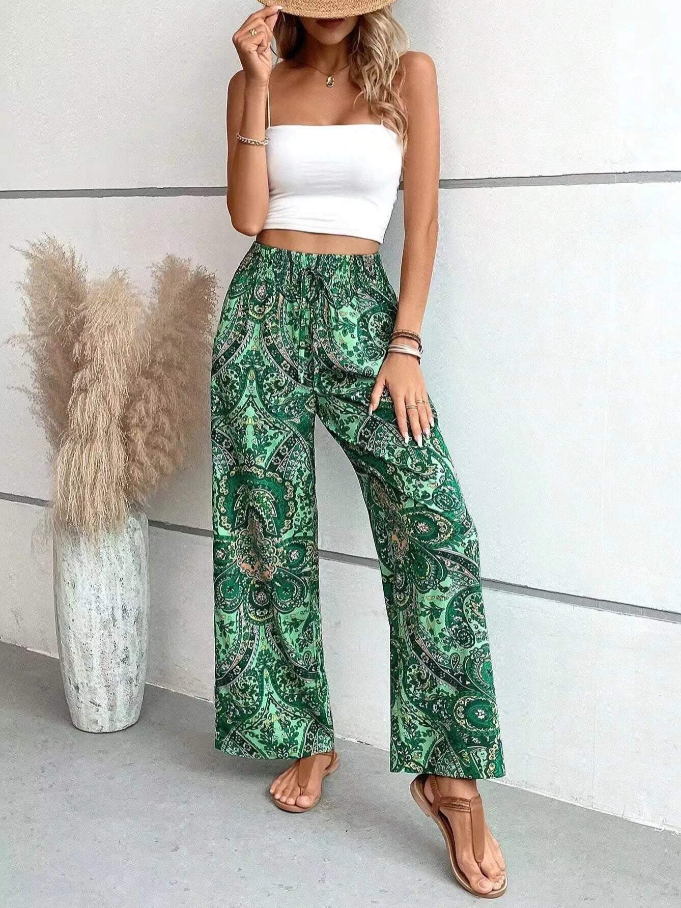 Analyn | Pantalon Bohème Évasé