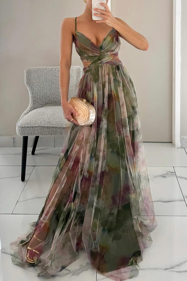 Frostine™ | Robe Longue Fleurie au Style Romantique