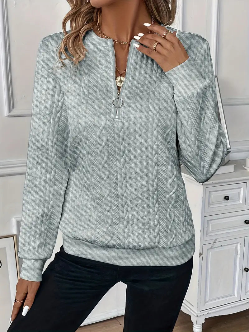 LUCY™ I Sweat élégant avec fermeture éclair
