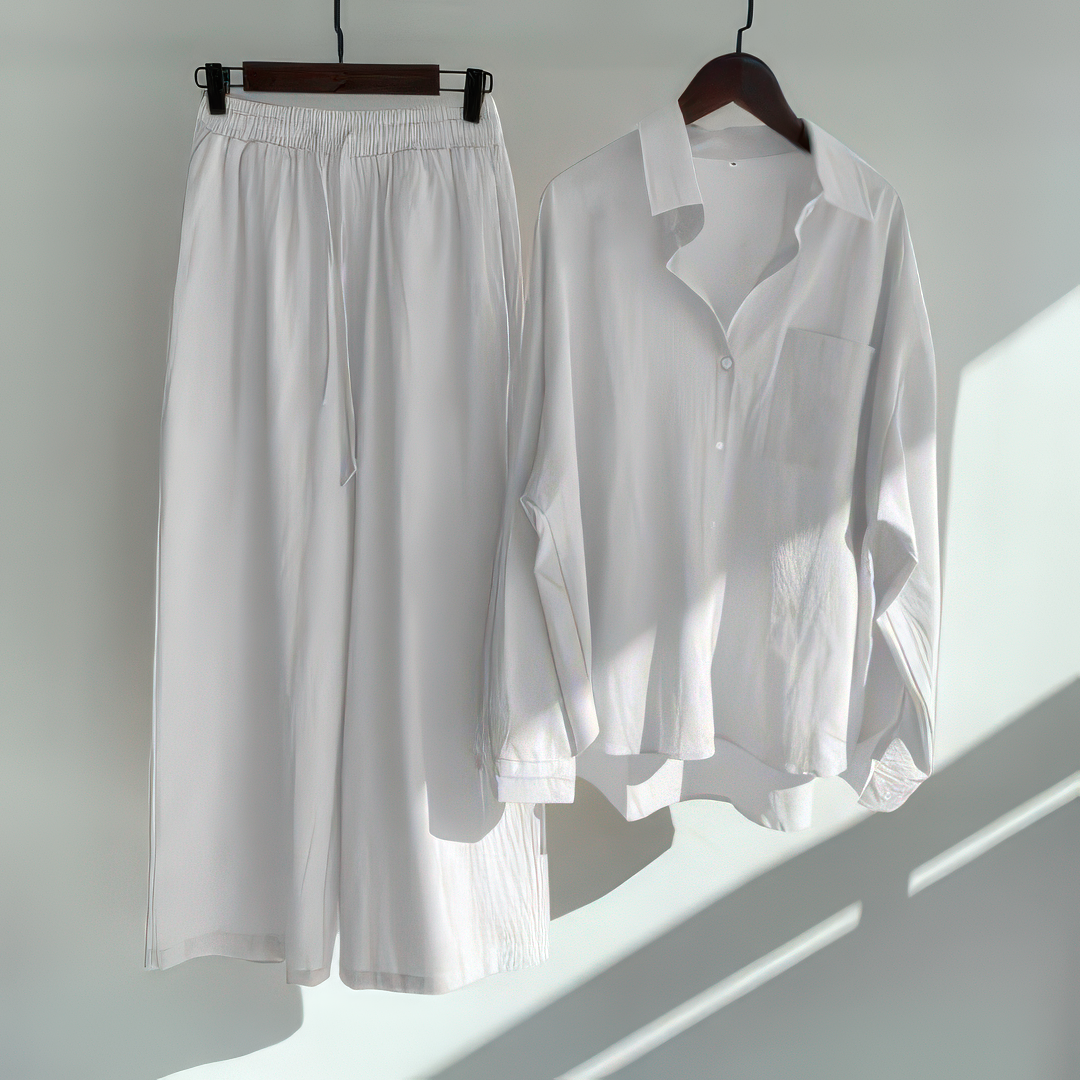 Viviane | Ensemble 2 pièces en lin | Chemise & Pantalon