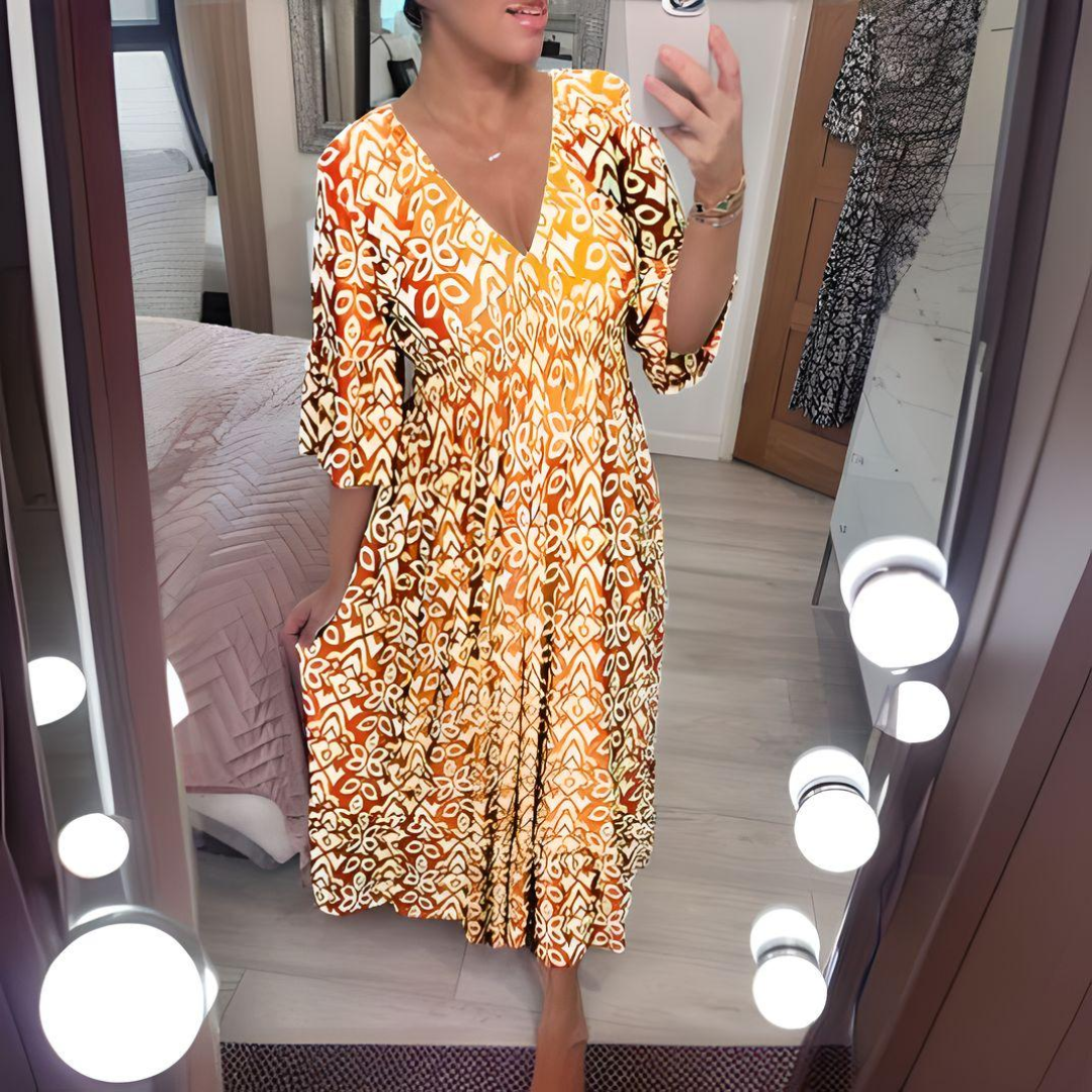 Robe imprimée boho Isabella™