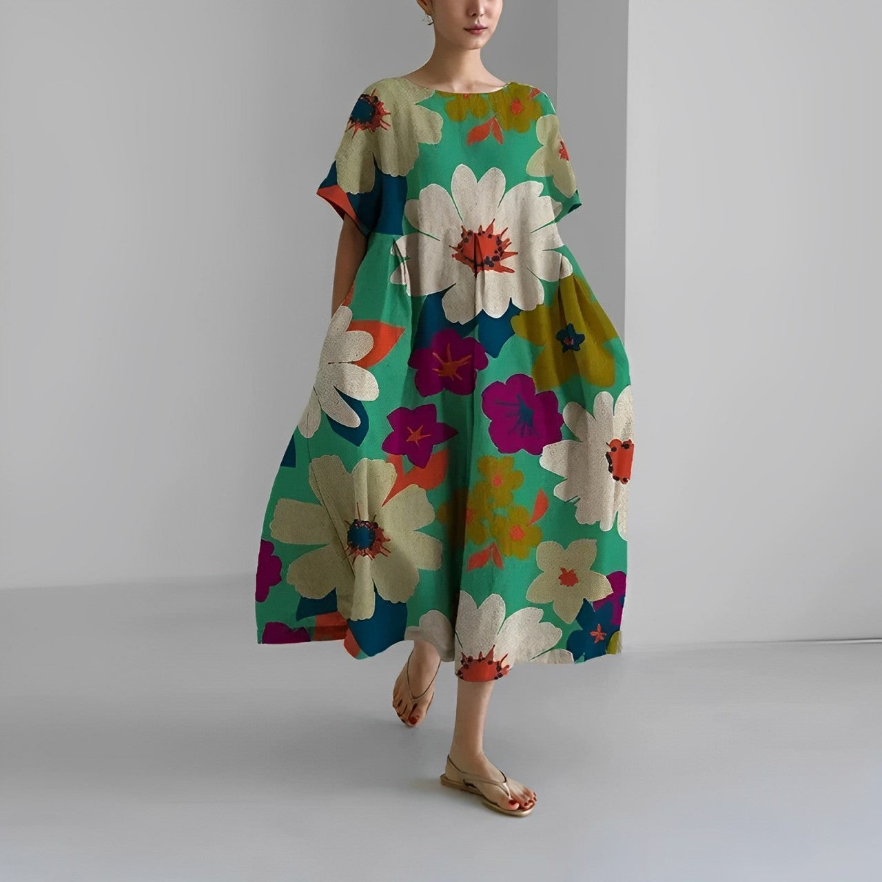 Amelia - Robe Bohème Fleurie