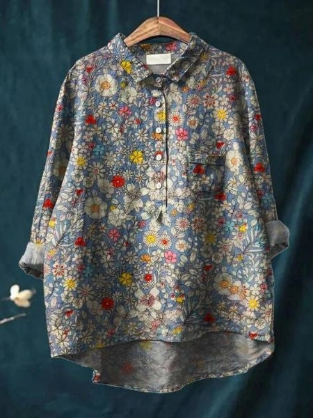 Lila | Blouse à Motif Floral