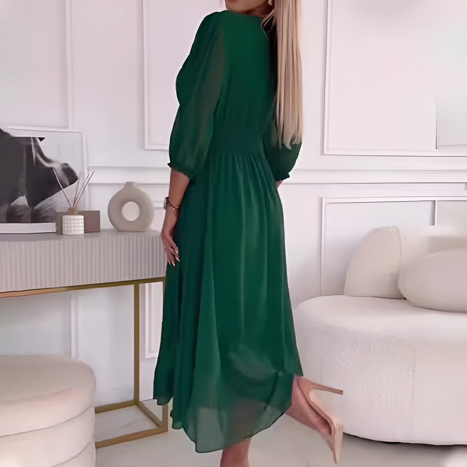 Adéla | Élégante robe en chiffon légère