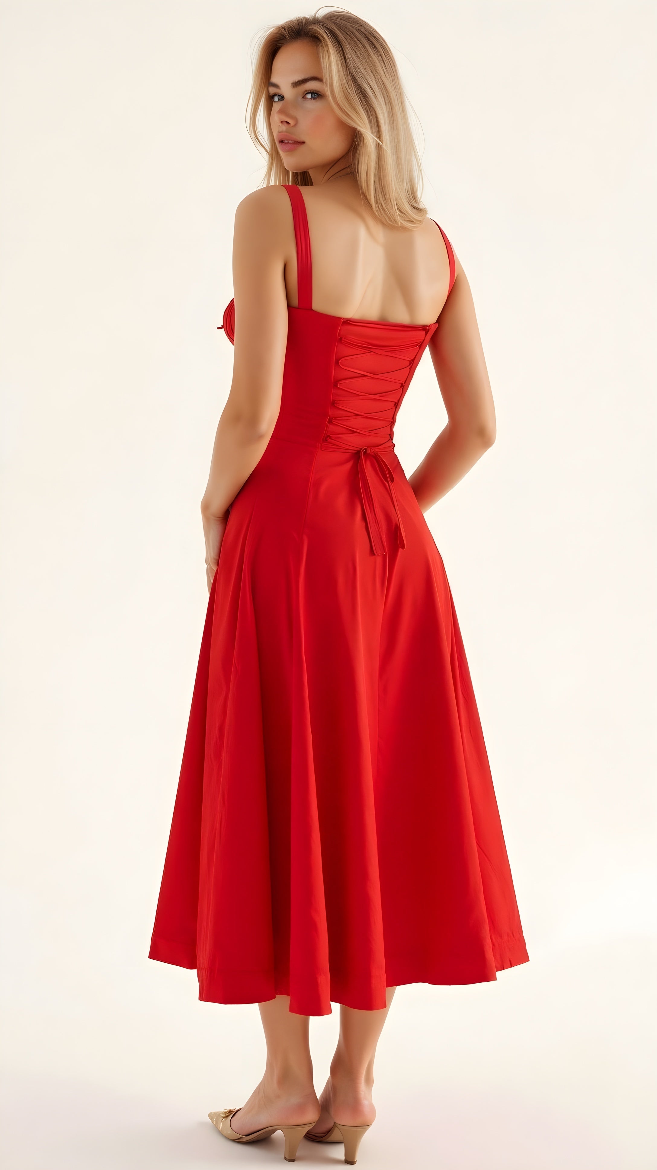Signe ™ - Robe Longue Élégante pour Femme avec Bustier, Silhouette Flatteuse