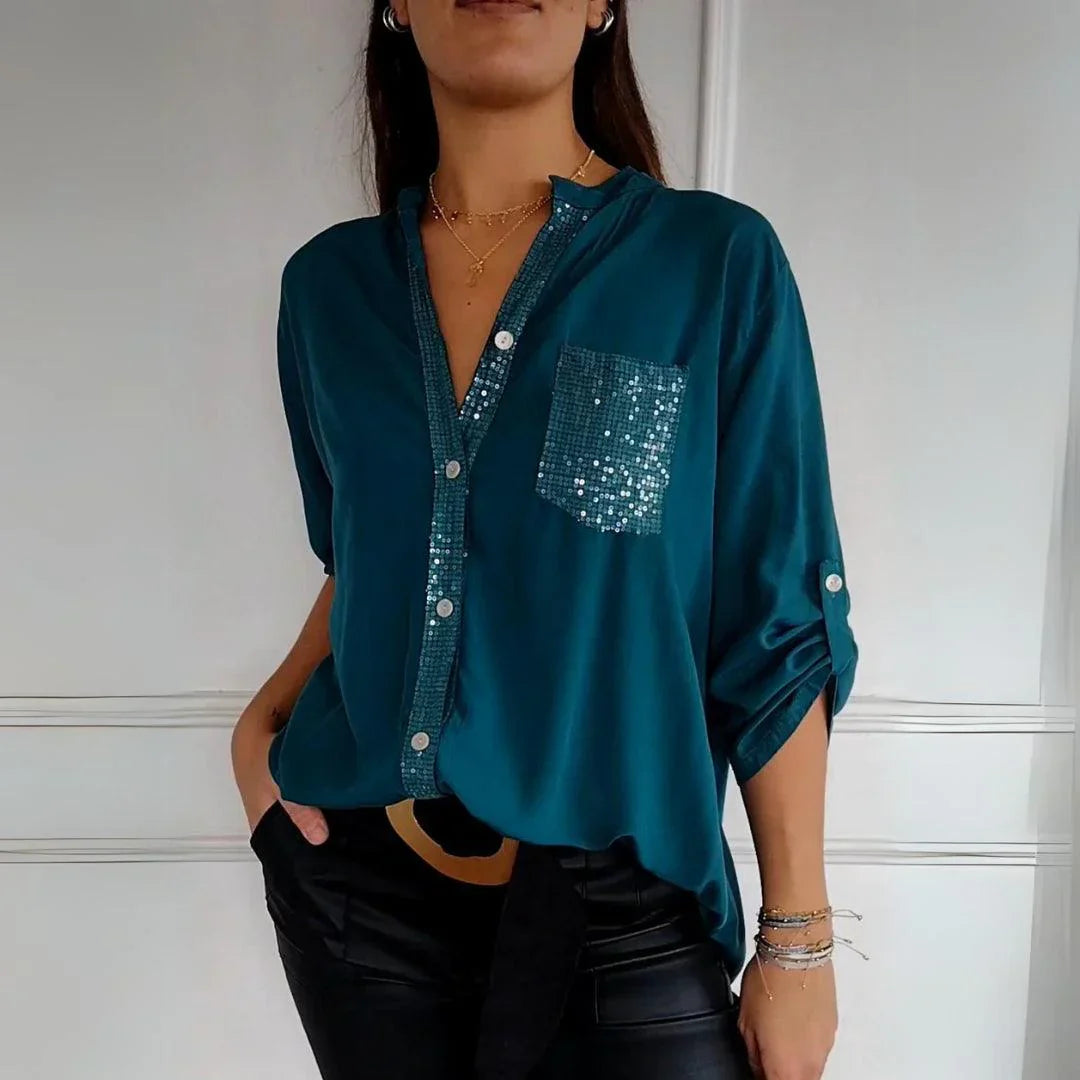Alena | Élégante blouse sans plis