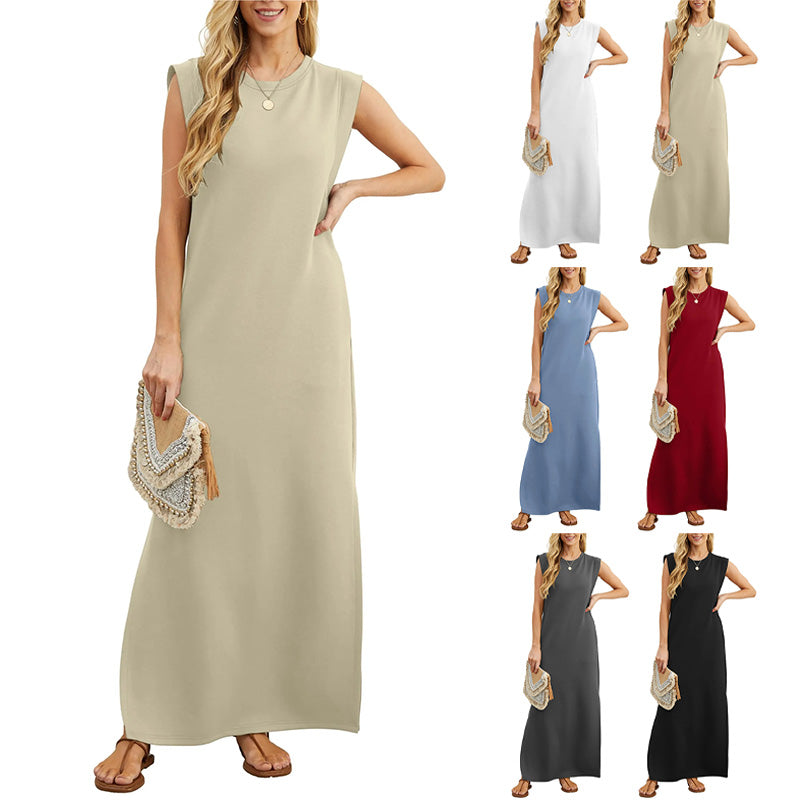 Robe maxi décontractée sans manches Yllona™