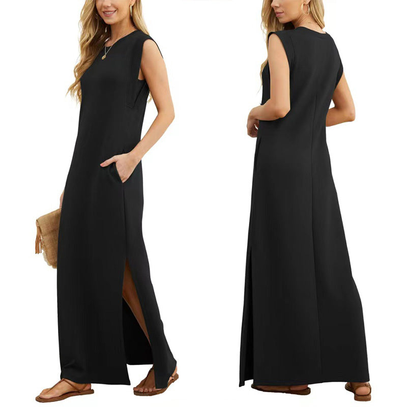Robe maxi décontractée sans manches Yllona™
