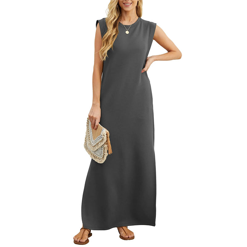 Robe maxi décontractée sans manches Yllona™