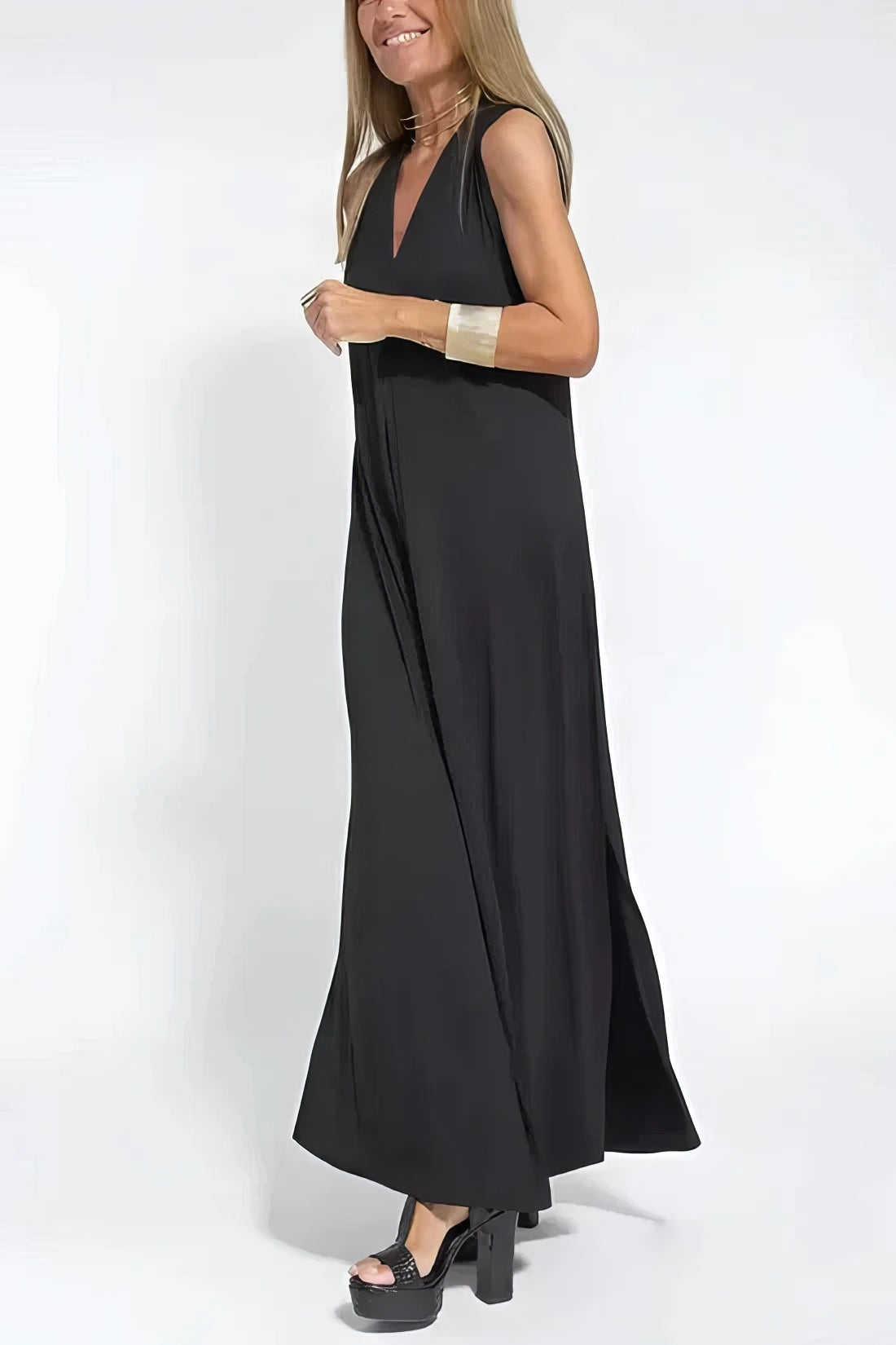 ELISE | Élégante Robe Longue avec Cardigan Inclus
