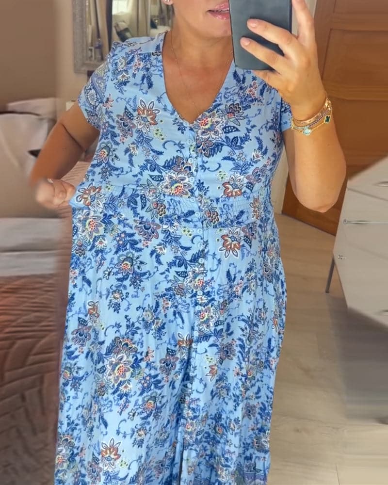 Chantal – robe florale fraîche