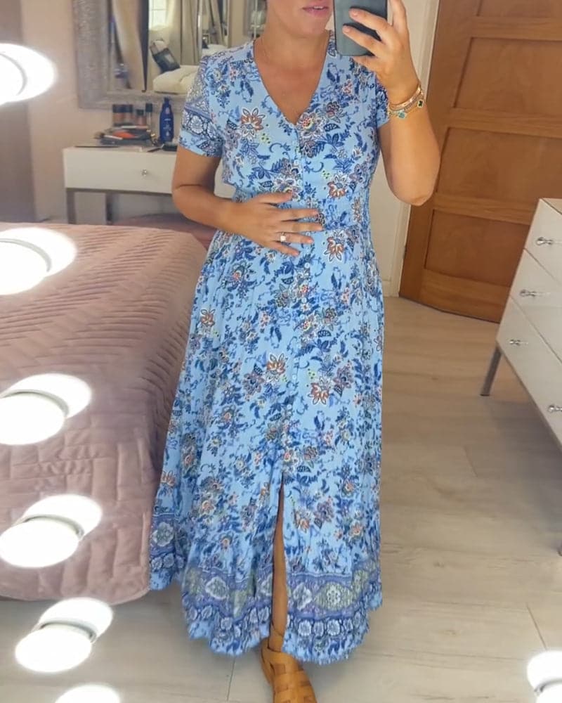 Chantal – robe florale fraîche