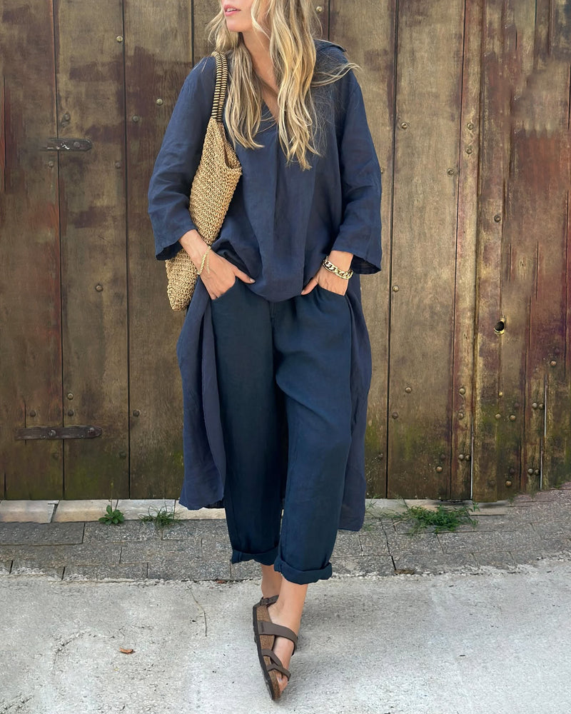 ELENA | Ensemble Élégant en Deux Pièces au Style Polyvalent et Chic