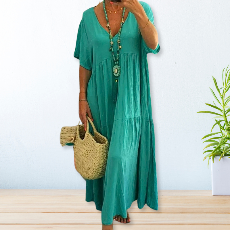 BAHAMA™ - Robe en coton et lin