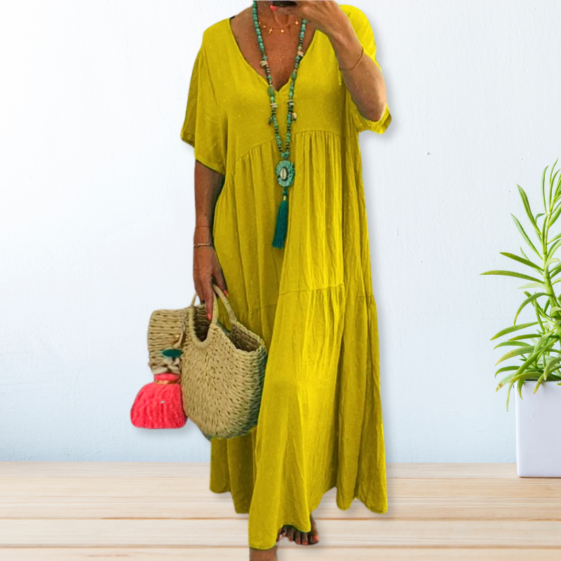BAHAMA™ - Robe en coton et lin