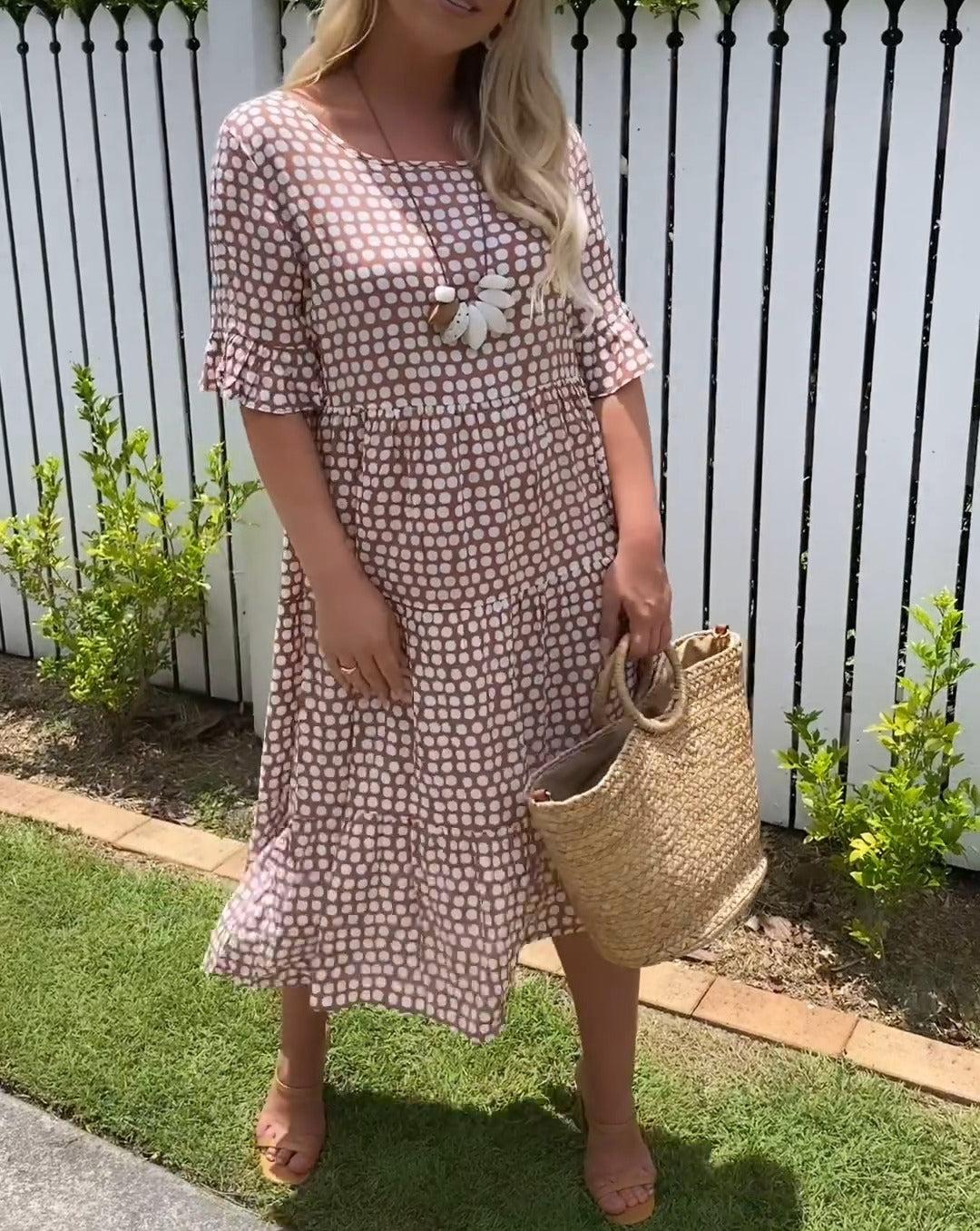 Robe midi à manches courtes Michelle™