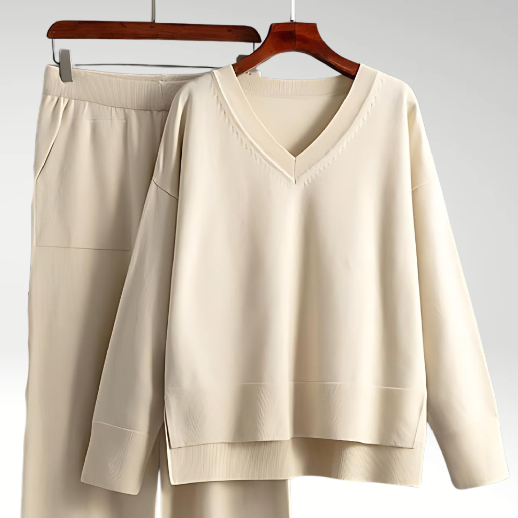Luxe Ensemble deux pièces col V